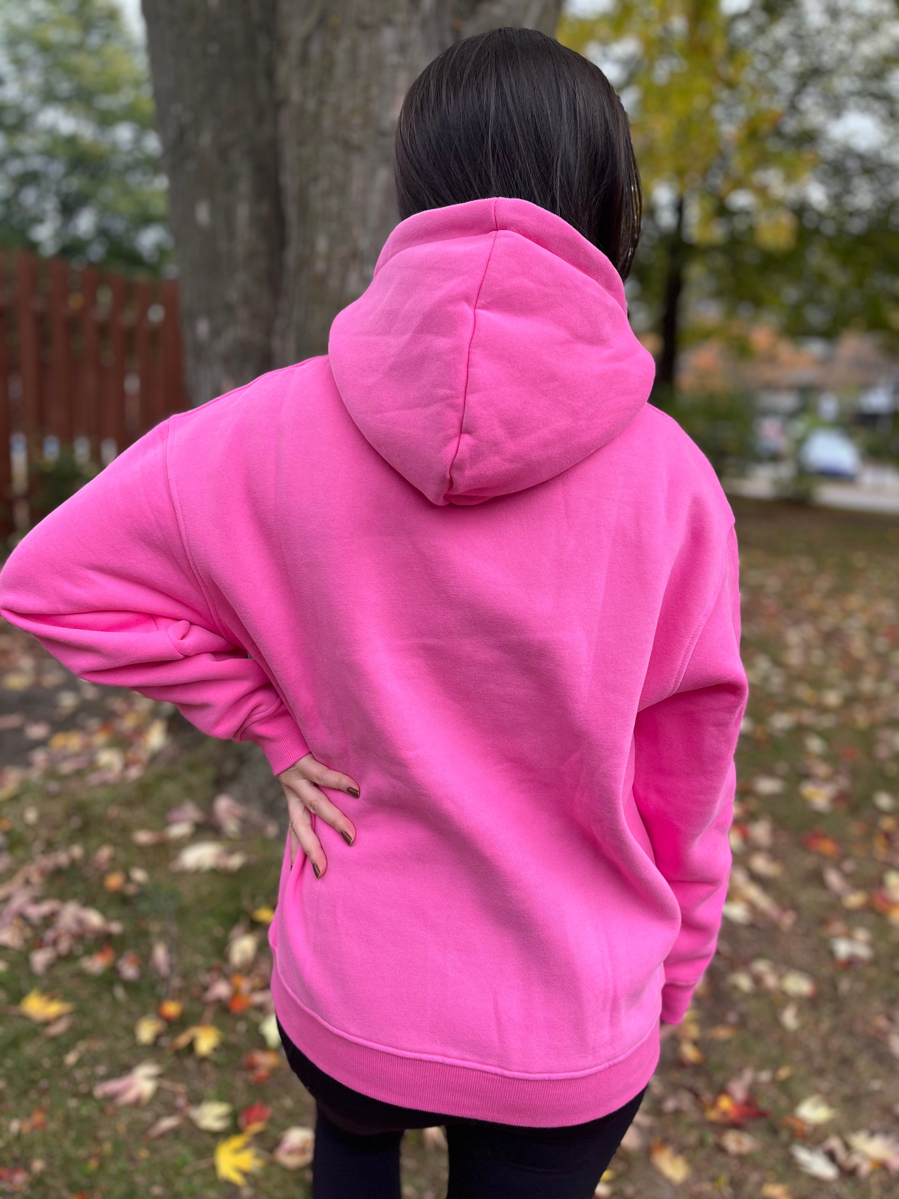 Hoodie hot pink sale