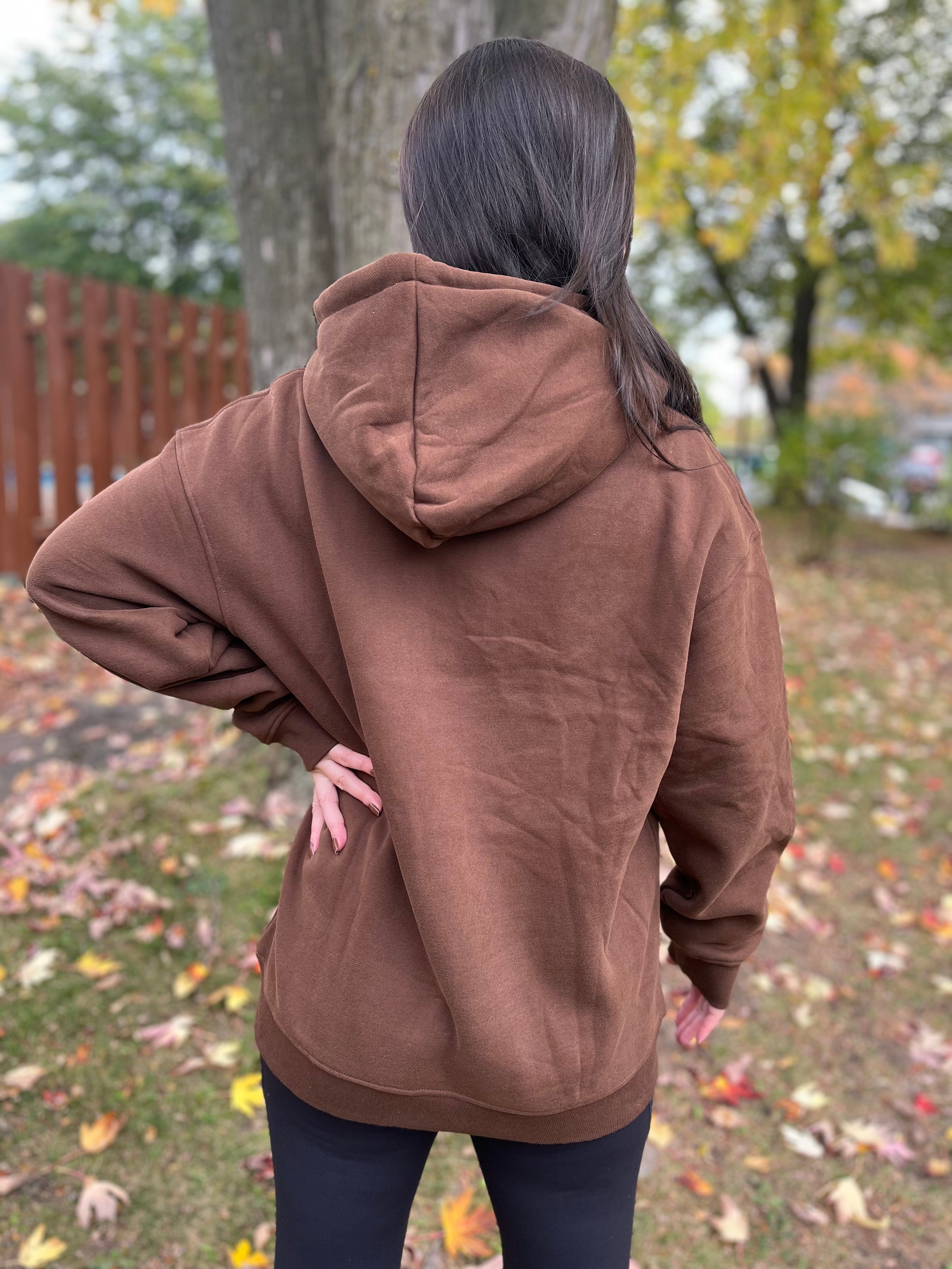 Boyfriend Hoodie - Mocha