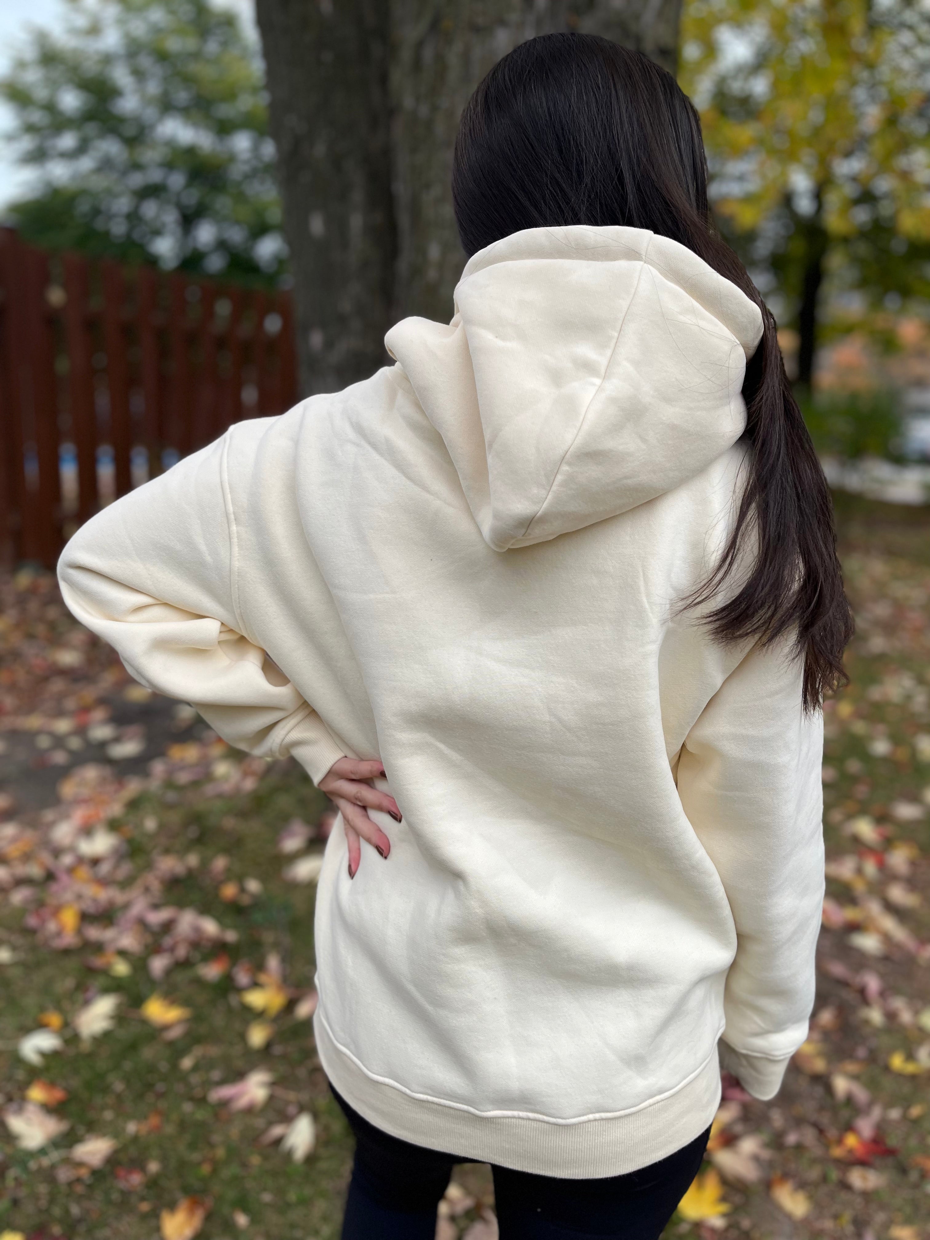 Boyfriend Hoodie - Apricot Cream