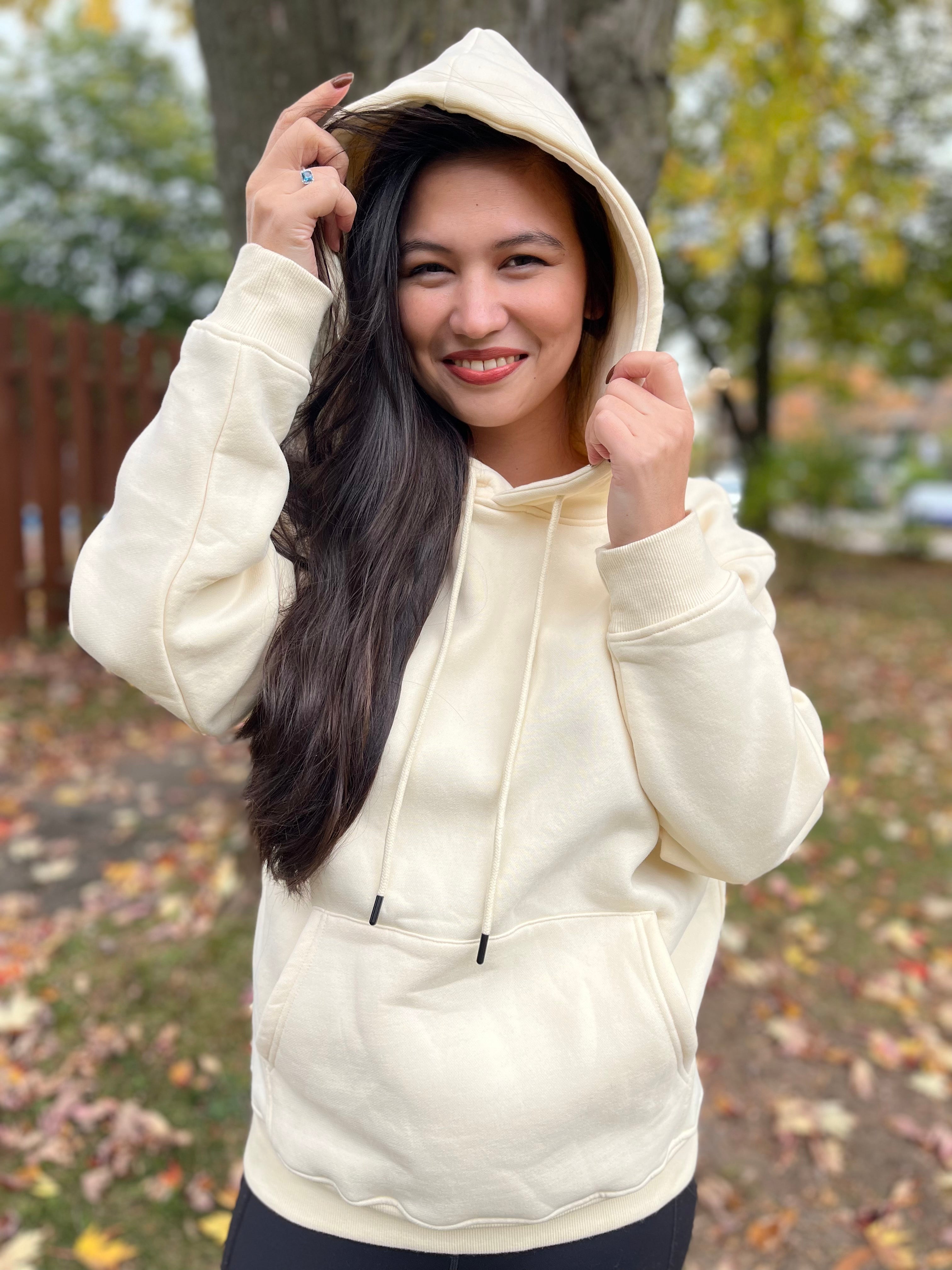 Boyfriend Hoodie - Apricot Cream