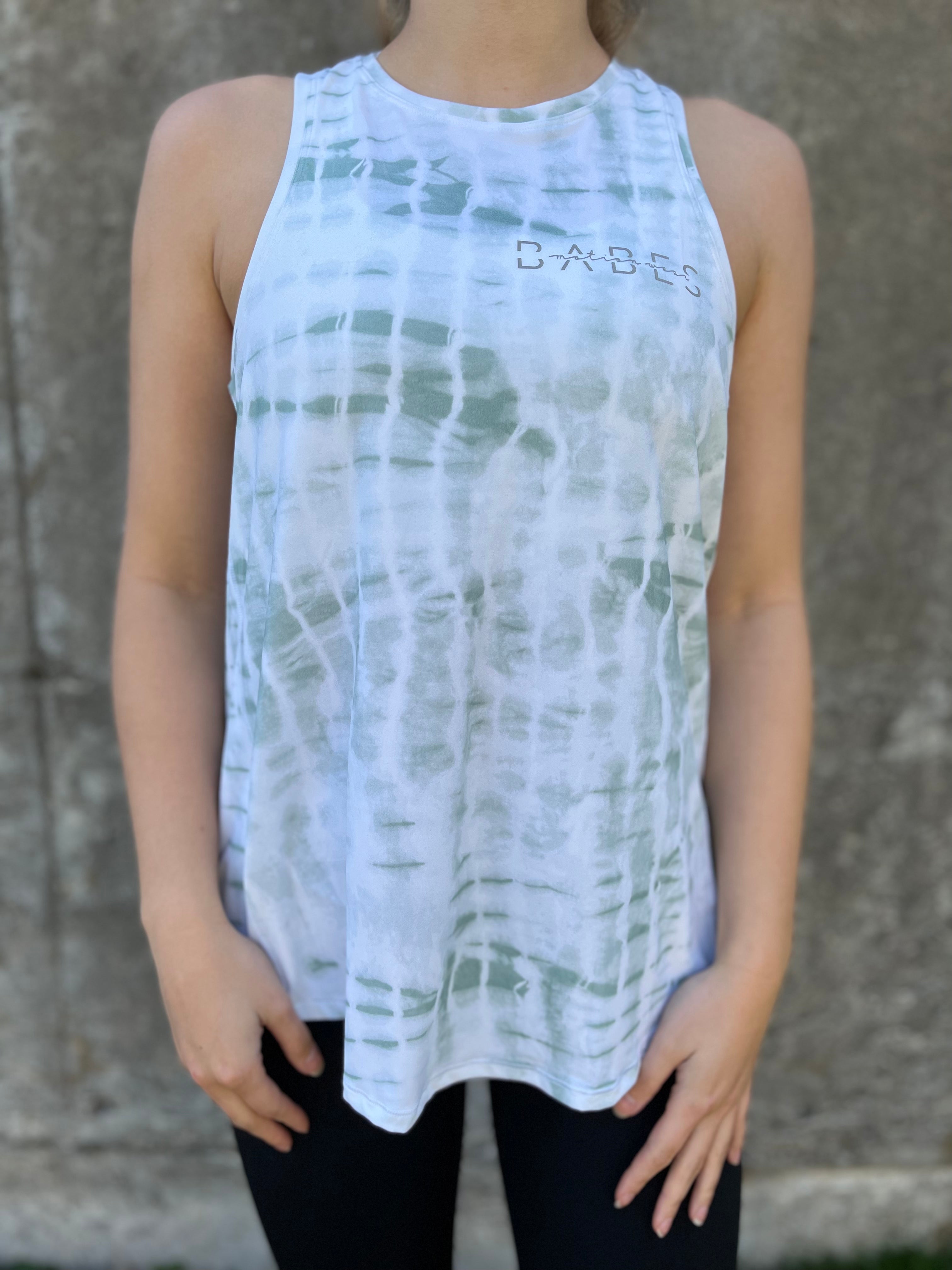 Edgy Tank - Printed Green