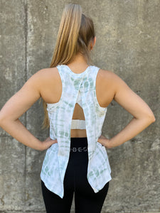 Edgy Tank - Printed Green