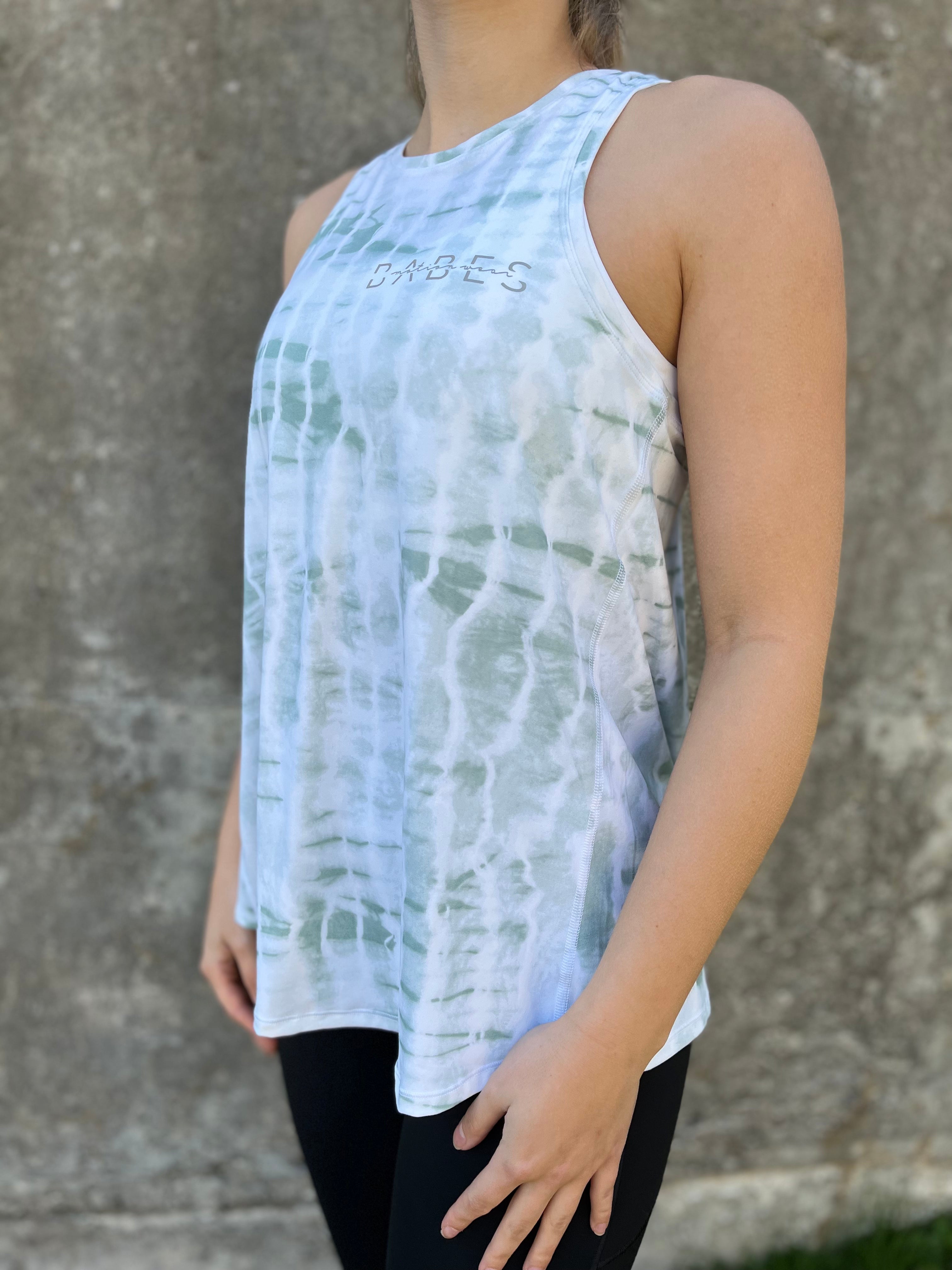 Edgy Tank - Printed Green